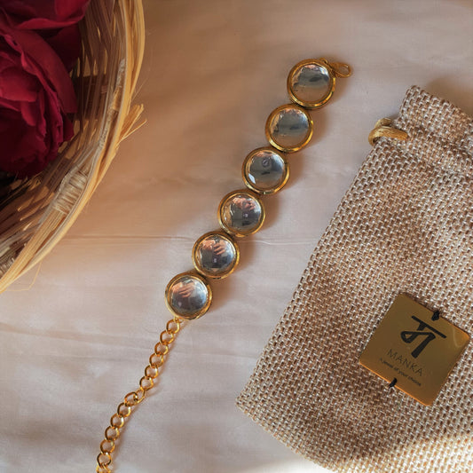 Chandrika Kundan Bracelet
